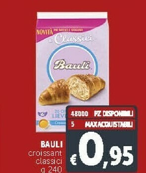 Deco Supermercati Bauli Croissant Classici offerta