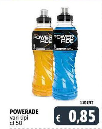 Deco Supermercati Powerade vari tipi 50 cl offerta