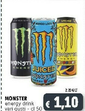 Deco Supermercati Monster Energy Drink offerta