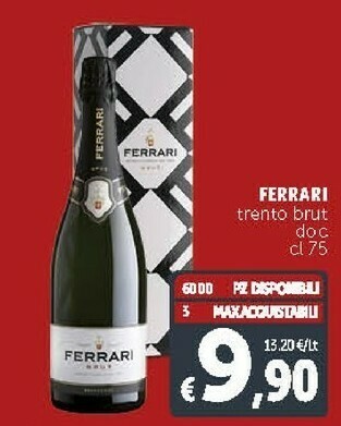 Deco Supermercati Ferrari Trento Brut Doc offerta