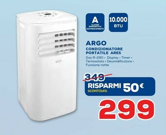 Euronics Argo Condizionatore Portatile Ares offerta