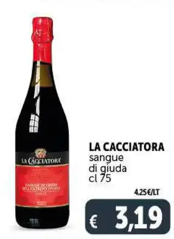 Deco Supermercati La Cacciatore sangue di giuda 75 cl offerta