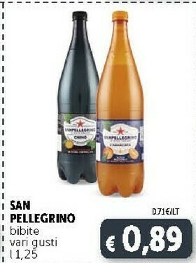 Deco Supermercati San Pellegrino Bibite offerta