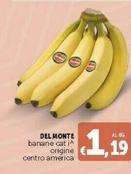 Deco Supermercati Del monte Banane offerta