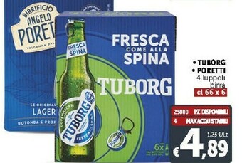 Deco Supermercati Tuborg Birra offerta