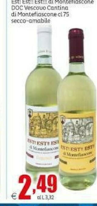 Elite Vino bianco offerta