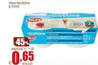 Elite Selex Ricotta offerta