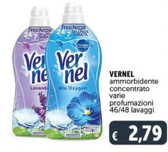 Deco Supermercati Vernel ammorbidente concentrato varie profumazioni 46/48 lavaggi offerta