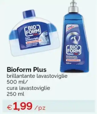 Acqua & Sapone Bioform Plus Brillantante Lavastoviglie 500 ml/cura lavastoviglie 250 ml offerta