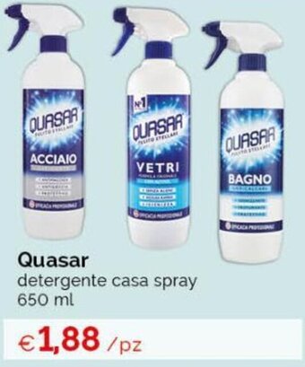 Acqua & Sapone Quasar detergente casa spray 650 ml offerta