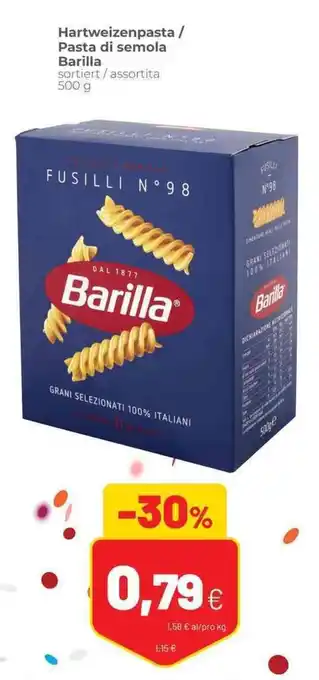 Coop Barilla Hartweizenpasta/Pasta di semola 500 g offerta