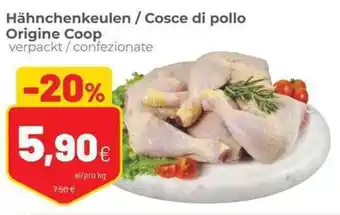 Coop Hähnchenkeulen/Cosce di Pollo Origine Coop offerta