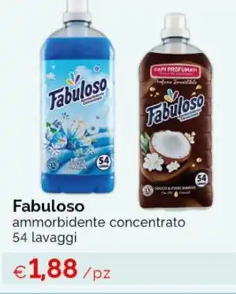Acqua & Sapone Fabuloso ammorbidente concentrato 54 lavaggi offerta