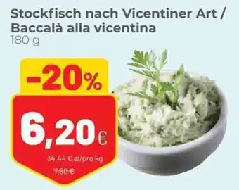 Coop Stockfisch nach Vicentiner Art/Baccalà alla vicentina 180 g offerta