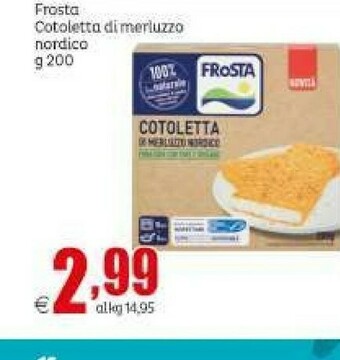 Elite Frosta Filetti di merluzzo offerta