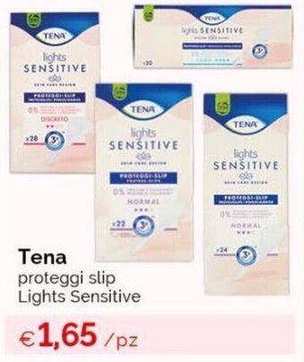 Acqua & Sapone Tena proteggi slip Lights Sensitive offerta