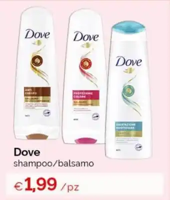 Acqua & Sapone Dove shampoo/balsamo offerta