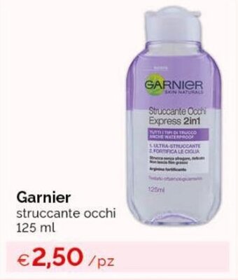 Acqua & Sapone Garnier struccante occhi 125 ml offerta