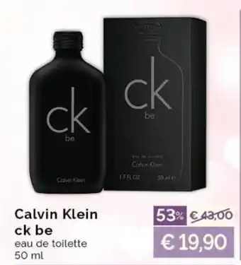 Acqua & Sapone Calvin Klein ck be eau de toilette 50 ml offerta