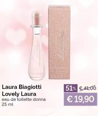 Acqua & Sapone Laura Biagiotti Lovely Laura eau de toilette donna 25 ml offerta