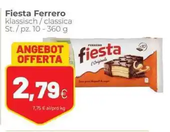 Coop Ferrero Fiesta klassich/classica 10 pz 360 g offerta
