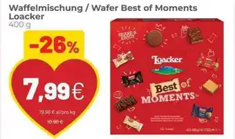 Coop Loacker Waffelmischung/Wafer Best of Moments 400 g offerta