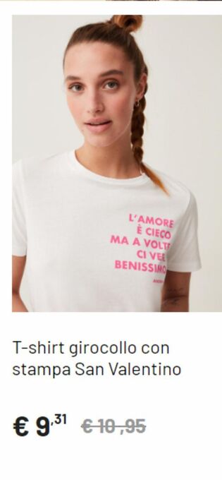 OVS T-shirt girocollo con stampa offerta