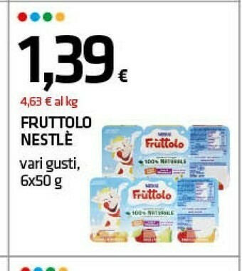 Superconti Nestlè Fruttolo Polpa Di Frutta Mela Banana offerta