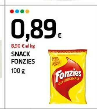 Mondelez - Fonzies Gli Originali 100 G(ml)