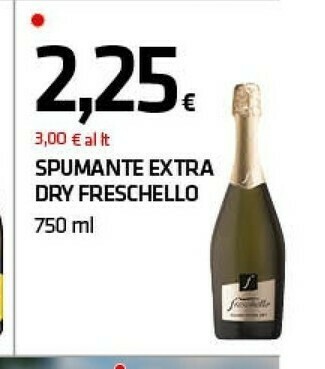 Superconti Freschello Spumante Extra Dry offerta