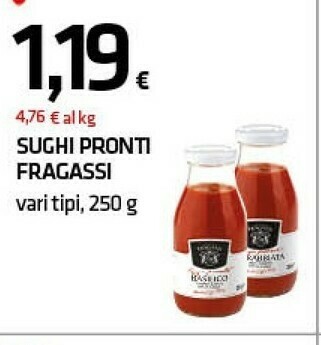 Tenuta fragassi Fragassi Sughi Pronti