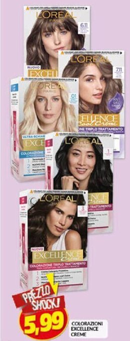 Risparmio Casa Colorazioni Excellence Creme offerta