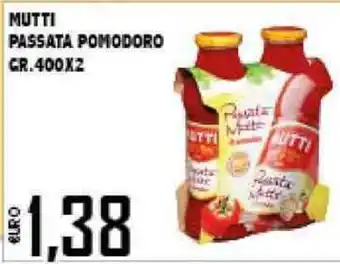 Mutti Passata Pomodoro 400gr x2
