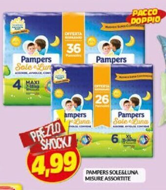 Risparmio Casa Pampers Sole & Luna Misure Assortite offerta