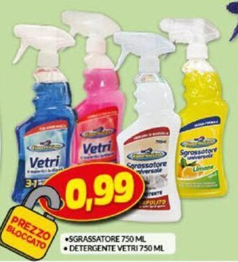 Risparmio Casa Sgrassatore 750 ml/Detergente vetri 750 ml offerta