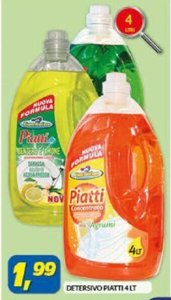 Risparmio Casa Detersivo Piatti 4 Lt offerta