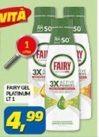 Risparmio Casa Fairy Gel Platinum 1 lt offerta