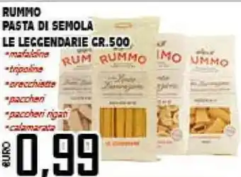 Big Food Rummo Pasta di Semola Le Leggendarie 500gr offerta