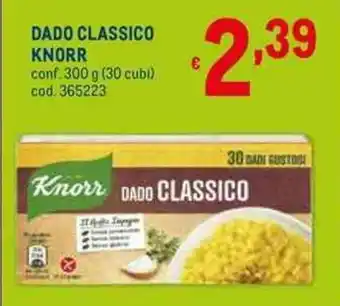 Metro Knorr Dado Classico 30 cubi 300 g offerta