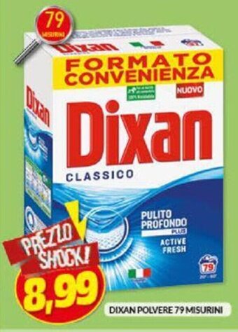 Risparmio Casa Dixan Polvere 79 misurini offerta
