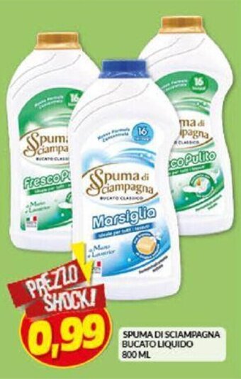 Risparmio Casa Spuma di Sciampagna Bucato Liquido 800 ml offerta