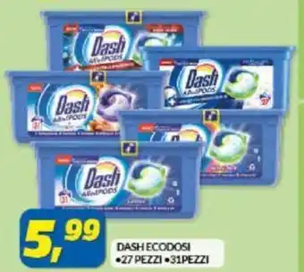 Risparmio Casa Dash Ecodosi 27 pezzi/31 pezzi offerta