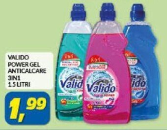 Risparmio Casa Valido Power Gel Anticalcare 3 in 1 1,5 Litri offerta