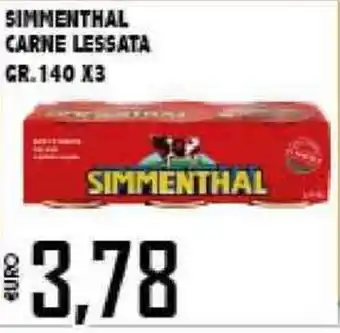 Big Food Simmenthal Carne Lessata 140gr x3 offerta