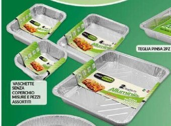 Risparmio Casa Vaschette Senza Coperchio Misure E Pezzi Assortiti offerta