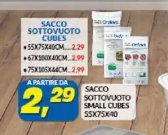 Sacco Sottovuoto Cubes 55x75x40 cm