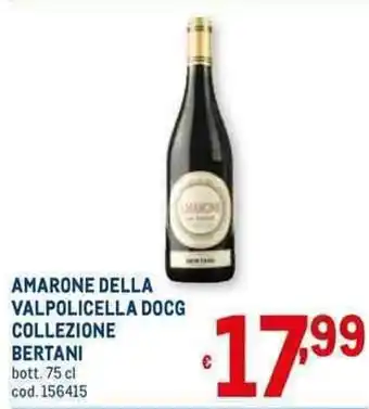 Metro Amarone Della Valpolicella Docg Collezione 75 cl offerta