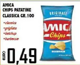 Big Food Amica Chips Patatine Classica 100gr offerta