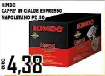 Big Food Kimbo Caffè in Cialde Espresso Napoletano 50pz offerta