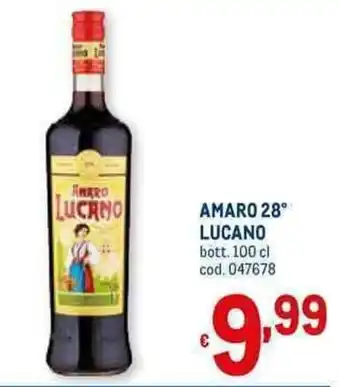 Metro Amaro 28° Lucano 100 cl offerta